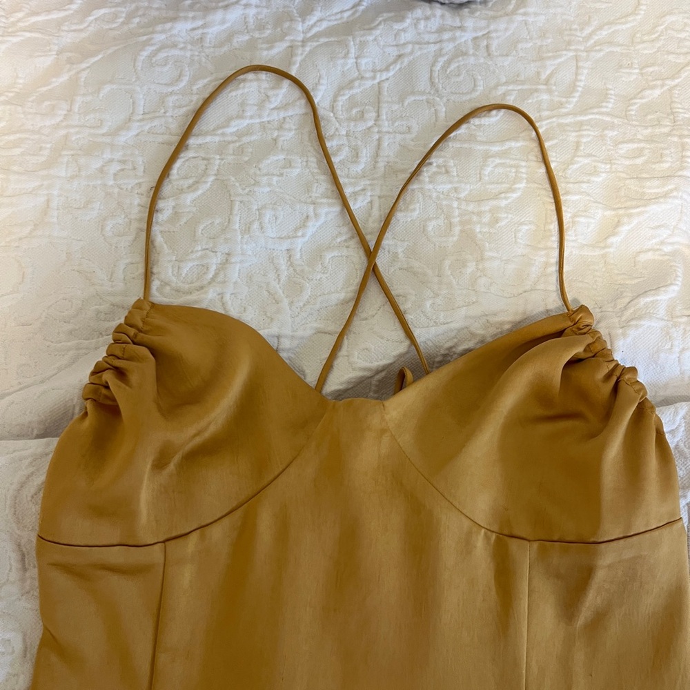 Elegant Gold Dress